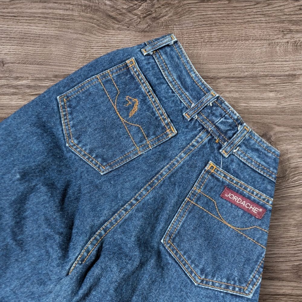 Jordache 80s High Rise Straight Leg Jeans - Picture 3 of 5